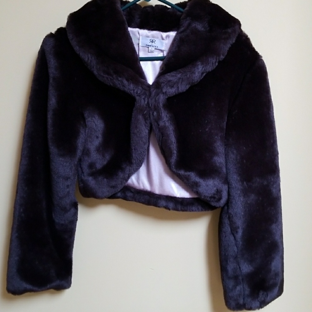 Faux fur jacket